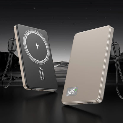 Slim Mag Power - 強力な吸着力と高速充電機能を備えた超薄型マグネット式モバイルバッテリー